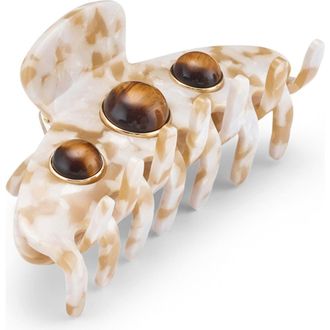 Lelet NY Tasha Stone Claw Clip in Light Tortoise at Nordstrom