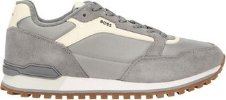 HUGO BOSS Parkour Runn Sneakers - Heren - Schoenen - Grijs - Maat: 41 EU Katoen