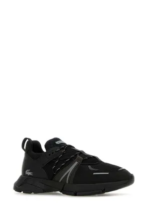 Lacoste Nylon Mixed-Material Sneaker - Black