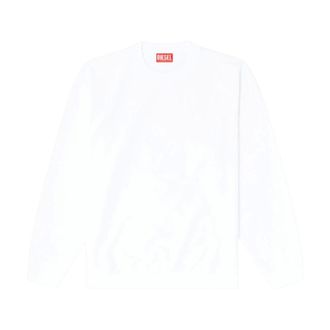 Diesel Sweatshirts, male, White, Size: XL S-Boxt-T2 Sweatshirt