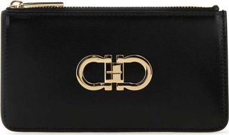Ferragamo Black Logo Wallet