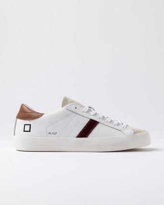 D.A.T.E. hill low calf white-cuoio