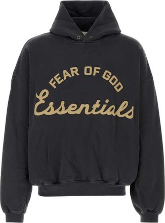 Fear of God Leigrijze katoenen oversized sweatshirt - Heren - Hoodies - Zwart - S - Katoen - Hoodies & sweatvesten