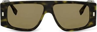 Fendi Sunglasses, male, Brown, Size: 56 MM FF Squared Sunglasses