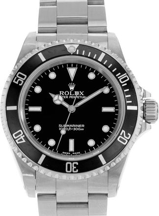 Rolex Pre-owned Rolex Submariner No Date Automatic Chronometer Black Dial Mens Watch 14060 BKSO