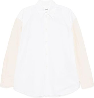 Jil Sander Gonna con design patchwork - Bianco