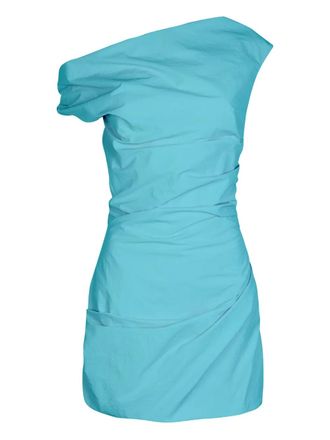 Paris Georgia Remmy off-shoulder mini dress - Blue