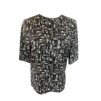 Dolce & Gabbana instrument print t-shirt Size XS