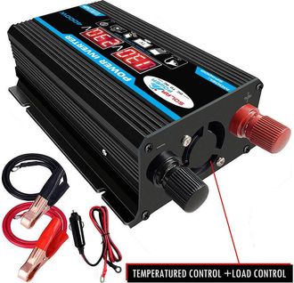 OEM Inversor De Onda Sinusoidal Pura De 12 V Y 220 V, 4000 W, Transformador Con Control Remoto Y Dos Tomas De Corriente Ca Para Veh&iacute;culos Recreativos, Coc