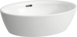 Laufen Laufen - Lavabo sobre encimera Pro 52x39cm sin orificio para grifería, con rebosadero, Blanco (H8129640001091)