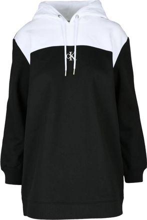 Calvin Klein Jeans Felpa Hoodie - Dames - Hoodies - Zwart - S - Polyester - Hoodies & sweatvesten