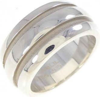 Tiffany & Co. Atlas Silver 925 Band Ring (Pre-Owned)