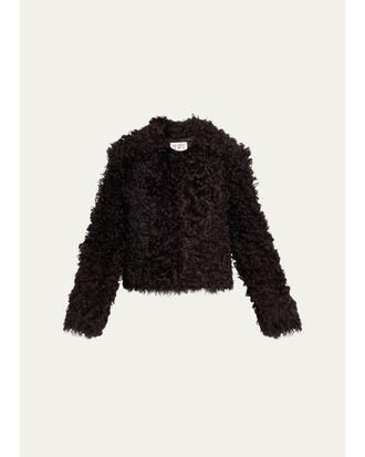 TWP Sylvia Curly Shearling Jacket