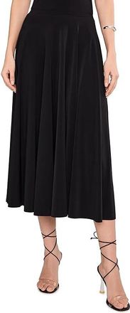 Norma Kamali Flared Skirt To Midcalf (25) Womens Skirt Black : MD (Womens 6), Polyester/Spandex