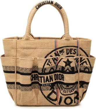 Dior Pre-owned Dior Small Jute Catherine Tote Ladies 8ZXSRVS1OL4LTL5K