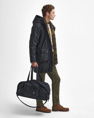 Barbour Field Unisex Wax Holdall - Black - One Size