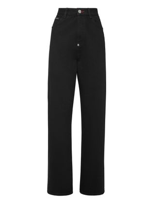 Philipp Plein Denim Broek Losjes Iconic Plein