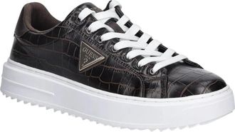 Guess Schoenen > Sneakers - Dames - Sneakers - Zwart - 36 EU - Leer - Schoenen