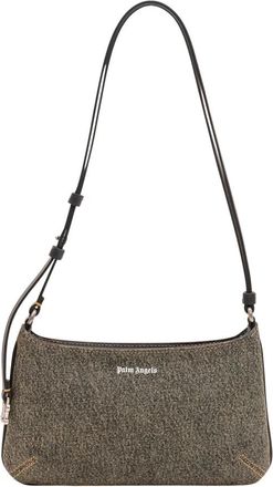 Palm Angels Studs Giorgina Tas - Dames - Schoudertassen - Bruin - ONE Size - Katoen - Tassen