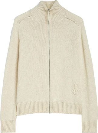 Jil Sander Cardigan con zip - Toni neutri