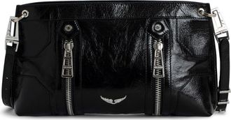 Zadig&Voltaire Sunny Moody Vintage Crossbody Bag in Noir at Nordstrom
