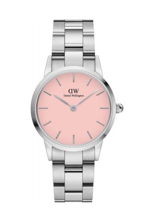 Daniel Wellington Womens DW00100534 Iconic Link Blush Silver 28mm Watch - One Size
