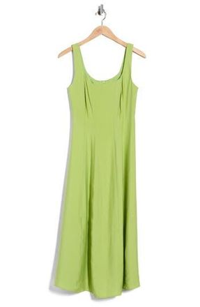 Current Elliott Sleeveless A-Line Midi Dress in Herbal Green at Nordstrom Rack, Size 10