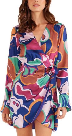 Minkpink Minkpink Lottie Wrap Mini Dress