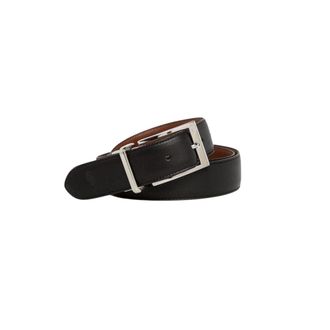 Polo Ralph Lauren Accessoires, Heren, Zwart, 105 CM, Leer, Omkeerbare leren riem voor nette kleding