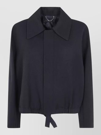 Victoria Beckham arden collar bomber jacket long sleeves
