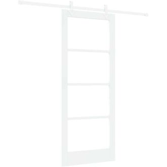 vidaXL Puerta Corrediza Manual Blanco 83 X 202 Cm