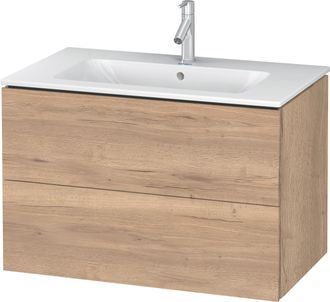 Duravit Duravit L-cube B&acirc;ti-support Lavabo Suspendu, 2 Tiroirs