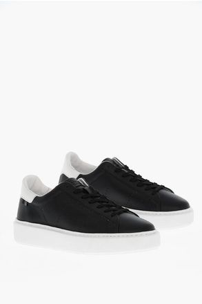 Woolrich Hammered Leather Low-Top Sneakers size 8