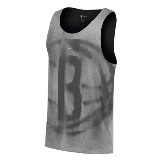 Nike Brooklyn Nets Standard Issue Jersey Flat Silver Black II5555-007