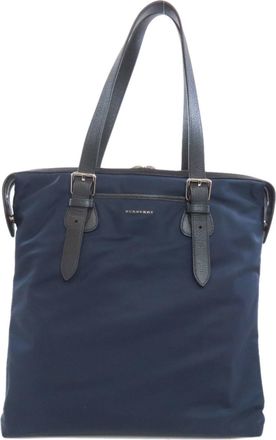 Burberry Blue Nylon Tote Bag (Pre-Owned)