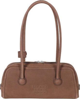 Marge Sherwood Soft Boston EW - Dames - Schoudertassen - Bruin - ONE Size - Leer - Tassen