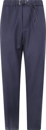 White Sand Trousers Wool Blend