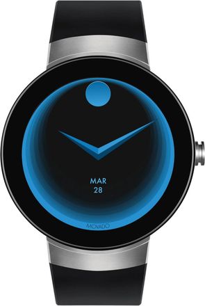 Movado Unisexs Connect Black Dial Watch