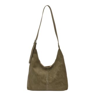 Generic Cymwer Women PU Leather Shoulder Bag Large Underarm Bag Hobo Bags for Travel (Green)