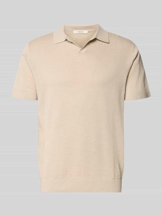 Selected Regular Fit Poloshirt aus Baumwoll-Leinen-Mix Modell MATTIS in Offwhite, Gr&ouml;&szlig;e XXL