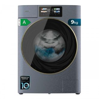Cecotec Cecotec - Lavadora Autodosis Bolero Dresscode 9950 Autodose Inverter 3d Ice Blue A