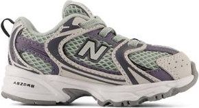 New Balance Infants 530 Bungee Lace in Grey Leather, size 1.5