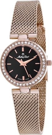 Mathey-Tissot Womens Fleury XV Black Dial Watch