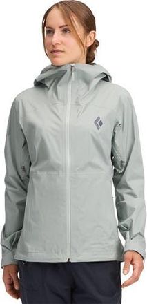 Black Diamond Fineline Stretch Rain Shell - Womens in Agave at Nordstrom, Size X-Small