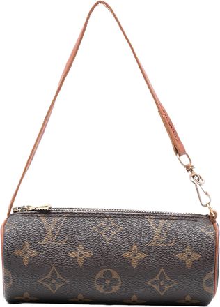 Louis Vuitton Pre-owned Womens Monogram Papillon Pochette - Brown Textile - One Size