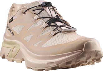 Salomon Sneaker SALOMON XT-EVR GORE-TEX W, Damen, Gr. 42,5, weiss (safari, wei&szlig; pepper, schwarz), Synthetik, Textil, Schuhe Sneaker, wasserdicht; vom XT-6 GTX