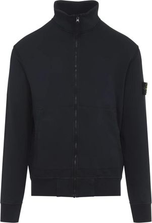Stone Island Hoodies & sweatvesten, Heren, Blauw, S, Katoen, Zip-Up Vest