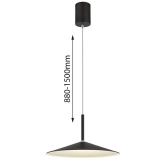 Globo Lighting Globo - L&aacute;mpara Colgante - Lampone - Negro - Metal - &Oslash; 48cm - Led