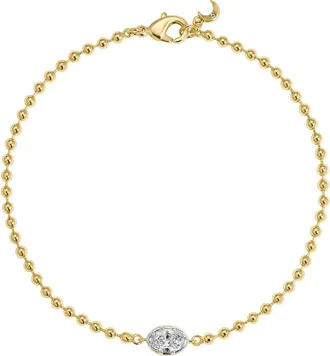 Lili Claspe Mini Cleo Bracelet in Two Tone at Nordstrom, Size 6.5