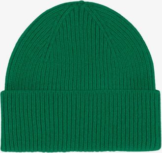 Colorful Standard Mens Colorful Standard Merino Wool Beanie - Dusty Olive - Green - Size: ONE size